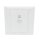 T&J 1 GANG DATA OUTLET RJ45/CAT5E K801-PC-WHITE