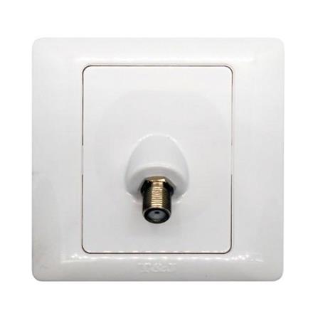 T&J 1 GANG BOARDBAND TV OUTLET ASTRO K801ETV-WHITE