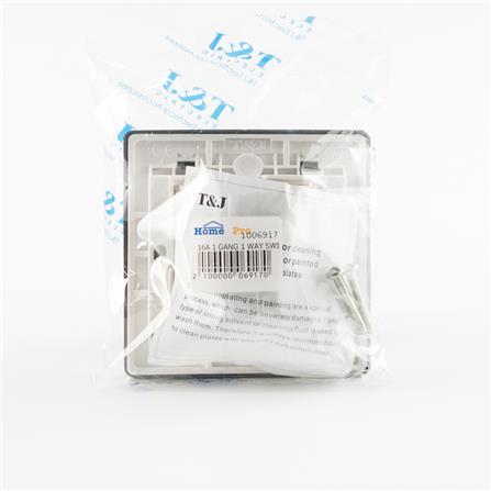 16A 1 GANG 1 WAY SWITCH K271-PSST T&J