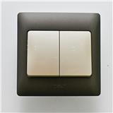 16A 2 GANG 1 WAY SWITCH K272-PSST T&J
