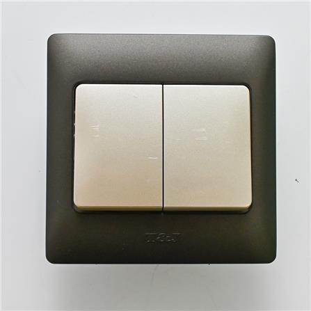 16A 2 GANG 1 WAY SWITCH K272-PSST T&J