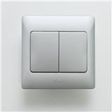16A 2 GANG 2 WAY SWITCH K272-2-MSL T&J