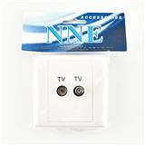 2 GANG TV/SATALITE SOCKET OUTLET 2883 NNE
