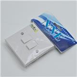 2 GANG 1 WAY FLUSH SWITCH 802/1 NNE