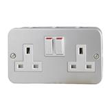 NNE 13A 2G METALCLAD SWITCH SOCKET OUTLET 9498