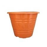 BABA BIO FLOWER STAMPING POT 3470 COTTA