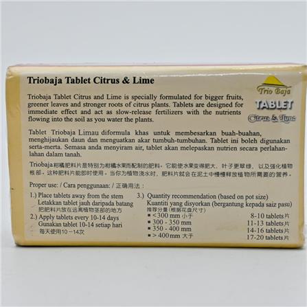 TRIOBAJA TABLET CITRUS & LIME TRIO TF045