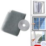 EZYNET POLYESTER MOSQUITO SCREEN EN5 3.5FT X 7.5FT GREY