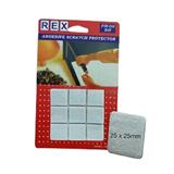 REX ADHESIVE SCRATCH PROTECTOR 25X25MM 1037 WHITE