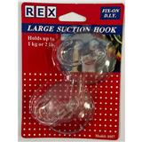 REX LARGE SUCTION HOOK 1057 CLEAR