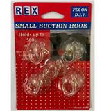 REX SMALL SUCTION HOOK 1059 CLEAR
