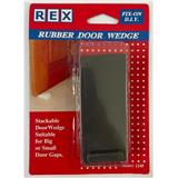 REX RUBBER DOOR WEDGE 1245 BLACK