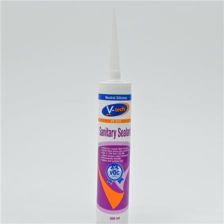 V-TECH SANITARY SEALANT VT-212 WHITE 300ML