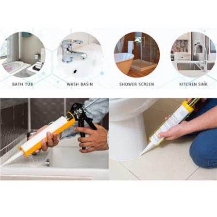 V-TECH SANITARY SEALANT SILICONE VT-212 CLEAR