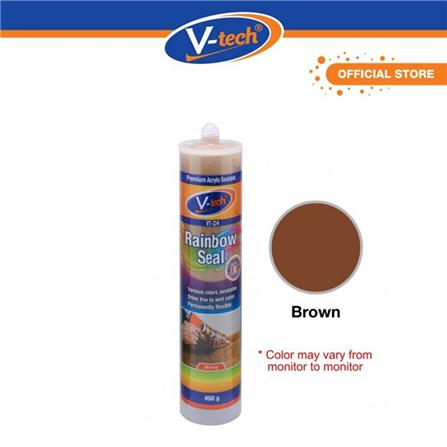 V-TECH RAINBOW ACRYLIC SEALANT VT-224 450G LIGHT BROWN