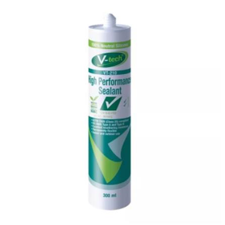 V-TECH NEUTRAL SILICONE SEALANT VT-210T TRANSLUCENT 300ML