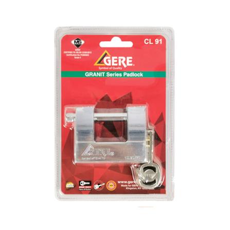 GERE PADLOCK SINGLE CL9160 60MM CHROME 1 EACH