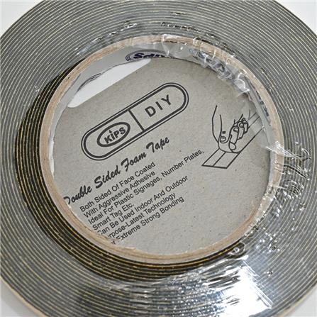 KIPS DOUBLE SIDED FOAM TAPE EVA 12MM X 10YARDS