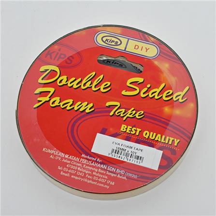 KIPS DOUBLE SIDED FOAM TAPE EVA 18MM X 10YARDS