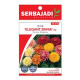 BAJA SERBAJADI RALL ZINNIA ELEGANS FLOWER SEED FS019 1GM