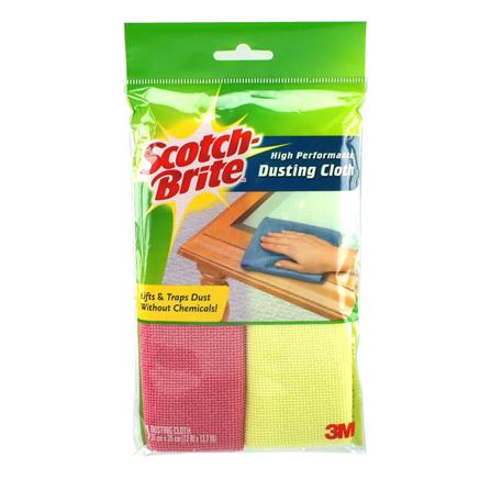 SCOTCH BRITE HIGH PERFORMANCE DUSTING CLOTH 2PCS PACK
