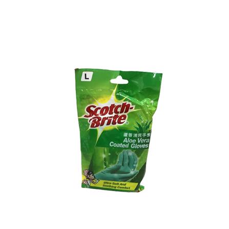 SCOTCH BRITE ALOE VERA GLOVES SIZE-L