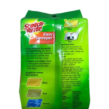 SCOTCH BRITE EASY SWEEPER DRY REFILL 30S
