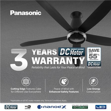 PANASONIC CEILING FAN PPG MD SG F-M14E2 56" GREY