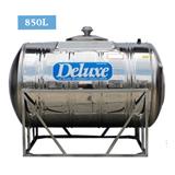DELUXE STAINLESS STEEL WATER TANK HORIZONTAL WITH STAND CL20KH 850L