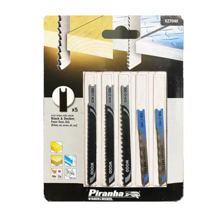 B&D JIGSAW BLADES 5PCSJB 5EA JIG SAW BLADE