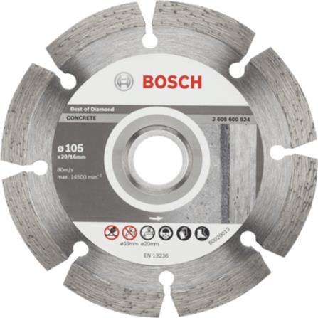 BOSCH DIAMOND BLADE SILVER  4" 2608600924