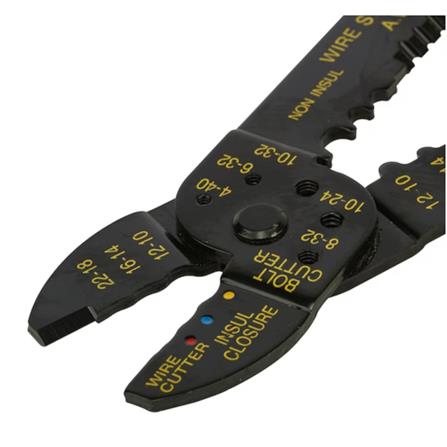 STANLEY  CRIMPING PLIER 9"  (YELLOW-BLACK)