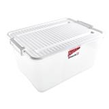 STORAGE BOX WITH WHEELS STACKO 2555 35.5L WHITE
