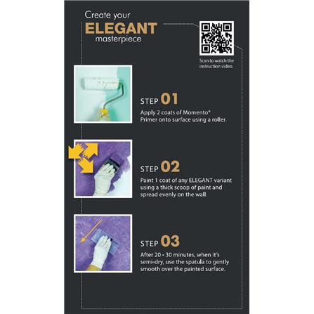 NIPPON MOMENTO TEXTURE PAINT ELEGANT 0.9L