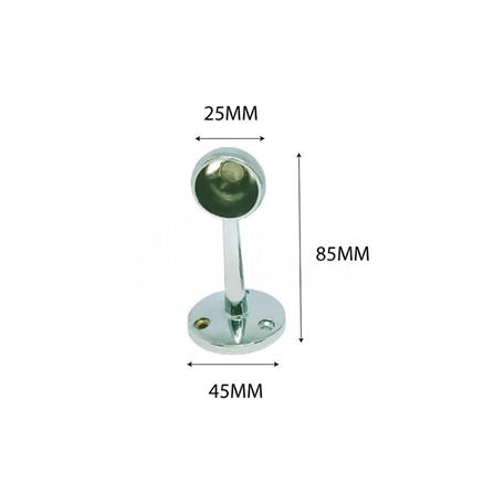 AVIO PIPE HOLDER-ENDCAP 25MM PH C209.25
