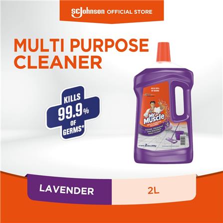 MR MUSCLE ANTIBACTERIAL FLOOR CLEANER LAVENDER 2L