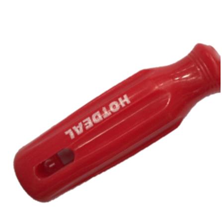 HOT DEAL SLOTTED SCREWDRIVER  4MM X 3" 130-181 (RED)