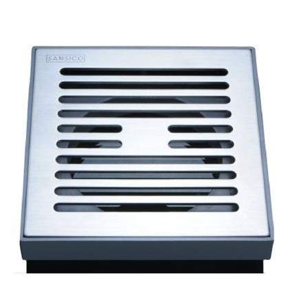 SANSICO STAINLESS STEEL GRATING BAMBOO PLASTIC COLLAR S2BB1R 6"X6"