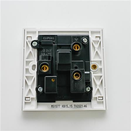 SCHNEIDER VIVACE 15A 250V 1 GANG SWITCHED SOCKET (SINGLE SOCKETS)  KB15/15