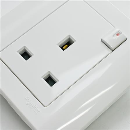 SINGLE SOCKETS SCHNEIDER E8415 WE WHITE