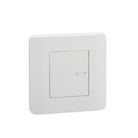 SCHNEIDER ZENCELO 10A BELL SWITCH WHITE E8431BP1