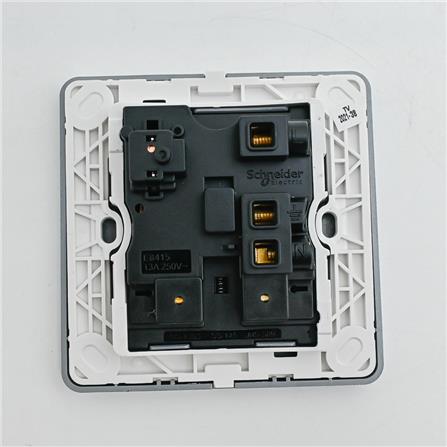 ZENCELO 13A 1 GANG SWITCH SOCKET SA SCHNEIDER