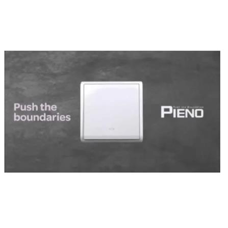 SCHNEIDER PIENO 1 GANG 1 WAY SWITCH WHITE  E8231L1F G11