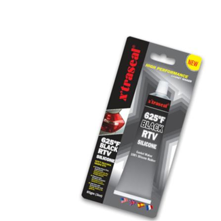 X'TRASEAL 625F BLACK RTV SILICONE GASKET MAKER. 85GM