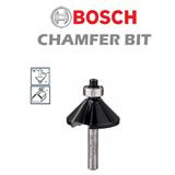 BOSCH CHAMFER BIT-BALL BEARING ROUTER BIT 2608628416