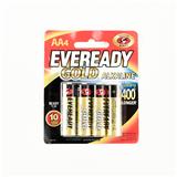 EVEREADY GOLD ALKALINE AA BATTERY A91BP3+1M 4S