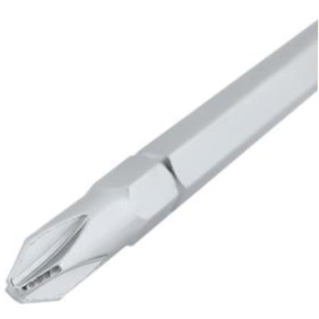 JE TECH GO THRU  SOFTGRIP SCREWDRIVER 8" (+)