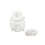 FLEXIBLE ADAPTOR - SCREW TYPE 20MM PCCA20 WHITE