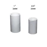 MASTAR SOCKET COUPLING (ABS) 20MM DT WHITE
