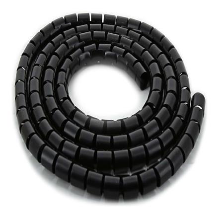 PVC-LINK SPIRAL CORDS COVER PSB - 12 BLACK